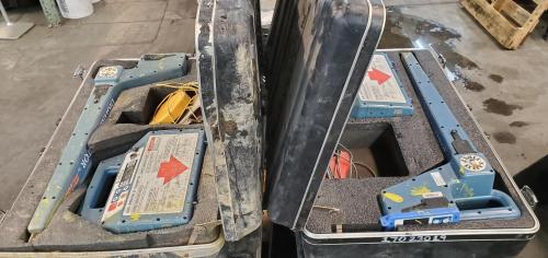 Lot of 8 &ndash; Verifier G2 Digital Locator Kits (Transmitters & Receivers) with Hard Cases, utility/underground locating equipment, field-used, most power on. - Image 3