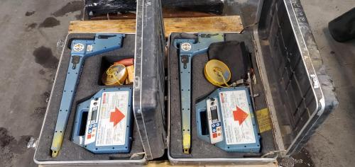 Lot of 8 &ndash; Verifier G2 Digital Locator Kits (Transmitters & Receivers) with Hard Cases, utility/underground locating equipment, field-used, most power on. - Image 6