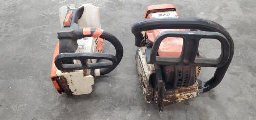 Lot of Stihl Chainsaws. Broken, 1 Gas, 1 Battery Powered, No Battery/Charger. - Image 2