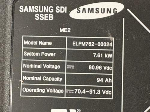 Solar Battery-Samsung SDI ELPM762-00024 - Image 5
