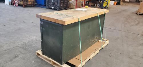 Metal Workstation with Wood Top- 72" x 30". - Image 3