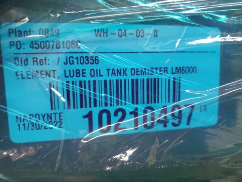 New surplus MANN lube oil tank demister element for LM6000&mdash;unused in original packaging, industrial turbine filtration component - Image 4