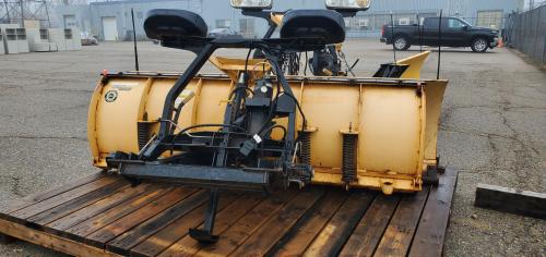 Lot of 2 Storm Guard 7'6" snow plow assemblies by Fisher Engineering, - Image 2