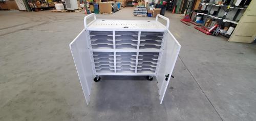 Rolling Storage Cabinet- 23" x 44". With Keyes. - Image 2