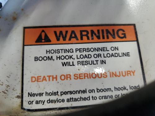 RKI Model 2000-3-5S crane-mounted personnel lift / utility man-basket attachment, used condition - Image 4