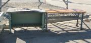 Lot of 2 used Work Benches- 30"x72" and 30" x 60"-