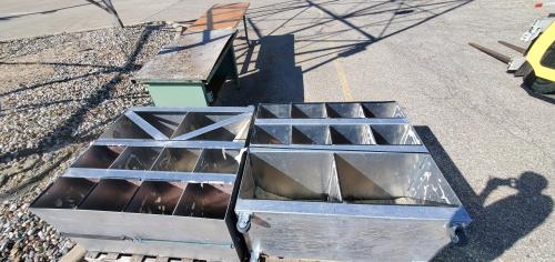 Lot of 2 Rolling Carts- 42" x 47"- - Image 2