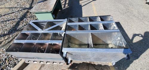 Lot of 2 Rolling Carts- 42" x 47"- - Image 3