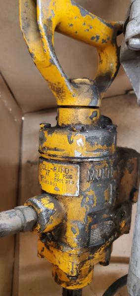 Assorted utility auger drill bits with pneumatic drills- - Image 3