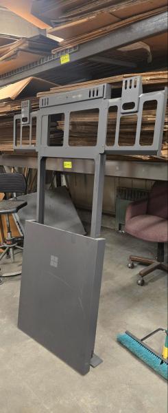 Lot of Two 84" 84" Microsoft Surface Hub interactive touchscreen collaboration displays removed from corporate conference rooms. Only 1 stand available. MUST BRING ASSISTANCE TO LOAD. - Image 3