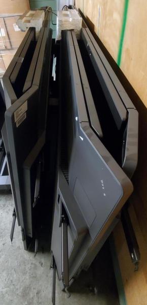 Lot of Four 84" Microsoft Surface Hub interactive touchscreen collaboration displays- HEAVY- BUYER LOADS-300Lbs EACH.  - Image 6