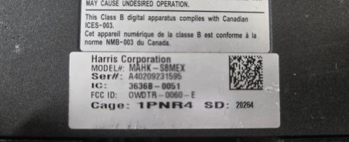 Harris M7300/M5300 700/800MHz Mobile Radio Lot with IMPRES Speaker Mics, and Accessories) &ndash; Untested Surplus &ndash; 2 Pallets. - Image 3