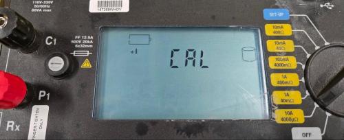 AEMC Instruments Model 6240 Micro-Ohmmeter, portable high-current resistance tester with digital display, multiple test ranges, and rugged field case w/broken clip- - Image 4