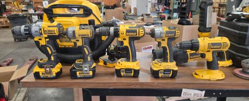 Lot of Dewalt Cordless Power Tools- - Image 1