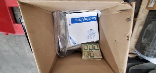 Lot of 11 Industrial Mechanical Circular Chart Recorders & Recording Chart Paper, Various Types, Removed from Service, Untested, As-Is. - Image 3