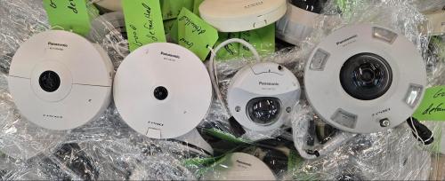 Bulk lot Panasonic security cameras (WV-SFV/SW series) with 4 Panasonic NVRs &ndash; untested commercial pull on pallet - Image 3