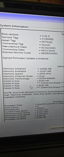 Lot of 25 Dell Precision 7750 17.3-inch mobile workstations- Windows 11 Installed- 16GB RAM- NO CHARGERS  - Image 5