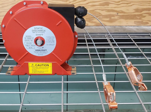 Lot of 4 REELCRAFT Static Discharge Reel w/Lock. G 3050-Y - Image 2