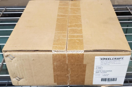 Lot of 4 REELCRAFT Static Discharge Reel w/Lock. G 3050-Y - Image 3