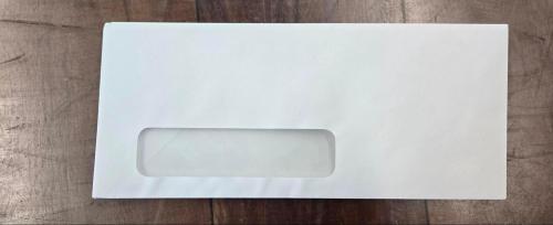 Lot of 4,000 Qty #10 Window Envelopes (White Wove)- 8.125 - Image 3