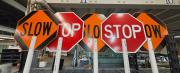 Lot of Signage, 5 Stop/Slow Signs-