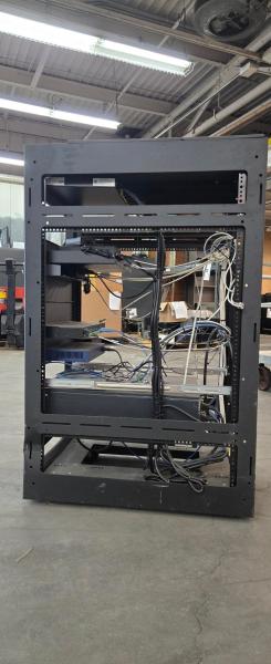 Lot of AV equipment rack system including Crestron control processor- - Image 3