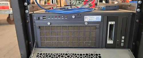 Lot of AV equipment rack system including Crestron control processor- - Image 7