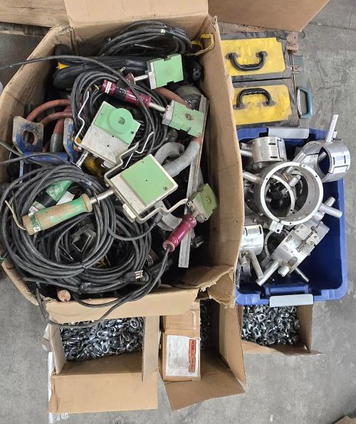 Mixed Lot of Tools, McElroy Pipe Fusion Heating Irons, Clamps, Cables, and Assorted Hardware &ndash; - Image 9