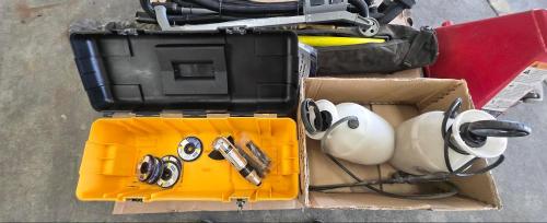 Mixed Lot: Pneumatic Die Grinder w/ SAIT Discs, Assorted Tools & Accessories- - Image 6