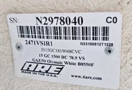 Lot of 2 Fiberglass truck caps (white, sliding side windows, rear glass doors w/ locks), TAG Midwest ID 100R 58GSO19 (2021); good used condition with typical wear&mdash;fitment unknown, buyer to verify. - Image 6