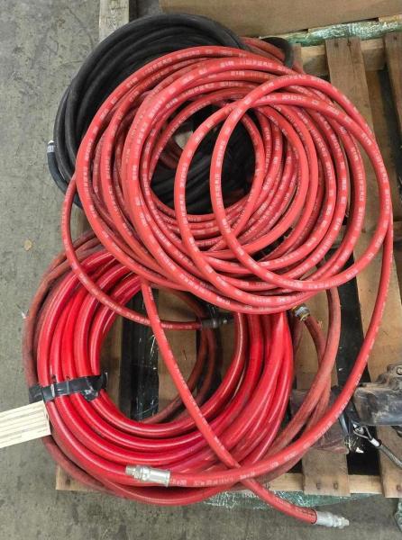 Lot of 2 Pneumatic Breakers and Air/Garden Hoses- - Image 4