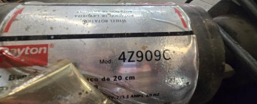 Dayton 8" Bench Grinder with Pedestal Stand and Dual Dust Ports- - Image 5