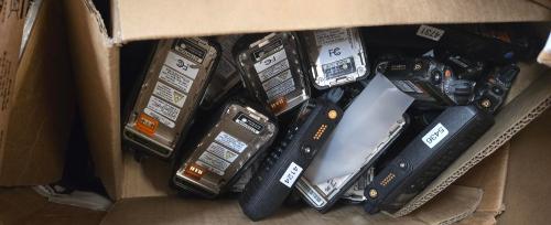 Mobile Radio Lot- New and Used- Includes several chargers and batteries-  - Image 7