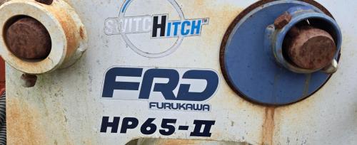 FRD Furukawa HP65-II hydraulic breaker attachment with Switch Hitch, fits ~12&ndash;15 ton carriers- - Image 3