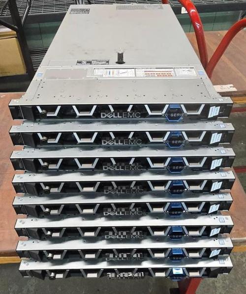 Lot of 8 Dell EMC XC640 Nodes, 2x Xeon Gold 6154 Each, 768GB DDR4 ECC Each, No Drives, iDRAC Enterprise- Data Center Pull. - Image 3