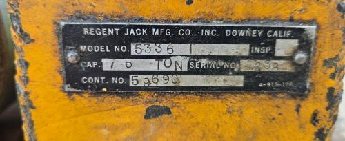 Lot of Regent Jack 5-Ton Pipe Squeeze Tools- - Image 5