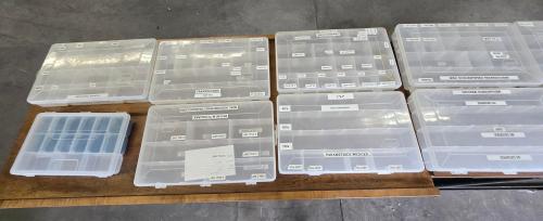 Lot of Parts Bin Organizers- - Image 2