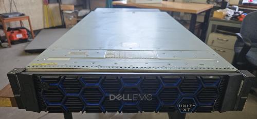 Dell EMC Unity XT Disk Processor Enclosure (DPE) &ndash; Dual CPU, 192Gb High-Density DDR4 ECC RAM, Dual Controllers, No Drives Included, Enterprise SAN Storage System- Data Center Pull- - Image 1