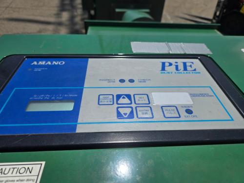 Amano PiE-75W-M Industrial Dust Collector &ndash; 460V, 5.6kW, Pulse-Jet Filtration System with Bindicator Pulse Point II controls. Heavy-duty industrial dust collection unit manufactured in Japan. Includes integrated control panel- #3. - Image 1