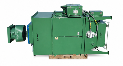 Amano PiE-75W-M Industrial Dust Collector &ndash; 460V, 5.6kW, Pulse-Jet Filtration System with Bindicator Pulse Point II controls. Heavy-duty industrial dust collection unit manufactured in Japan. Includes integrated control panel- #3.