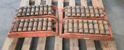 Lot of 4 Heavy-Duty Machinery Moving Skates / Industrial Roller Dollies- 7.5