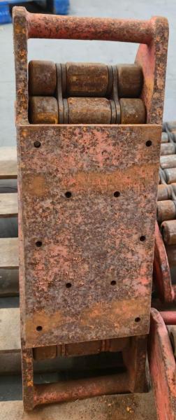 Lot of 4 Heavy-Duty Machinery Moving Skates / Industrial Roller Dollies- 7.5 - Image 3