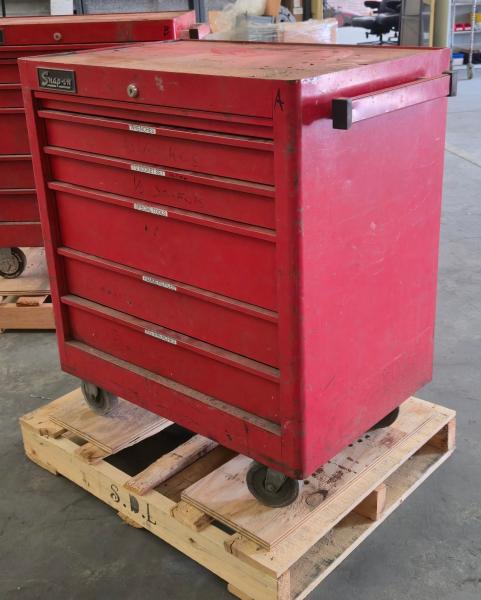 Snap-on Rolling Tool Chest- Some tools- 31.5" x 21" x 36" Tall.  - Image 1
