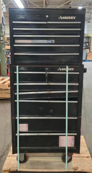 Used Husky 2-Piece Rolling Toolbox 26.5" x 59.5"- Rough Shape- - Image 1