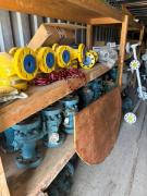 Bulk lot of industrial piping, valve, and fastening materials (St Clair Compressor Station)