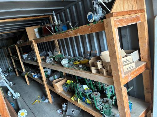 Bulk lot of industrial piping, valve, and fastening materials (St Clair Compressor Station) - Image 13