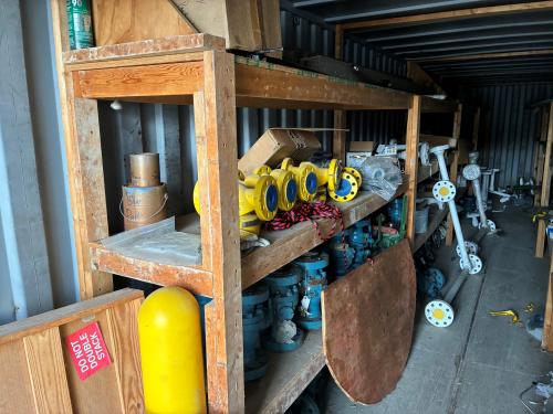 Bulk lot of industrial piping, valve, and fastening materials (St Clair Compressor Station) - Image 9
