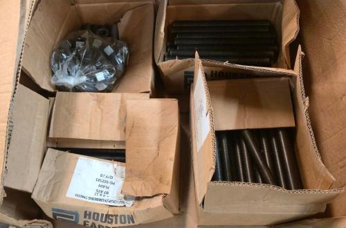 Lot of Assorted 1"-8 x 11" B7 Alloy Threaded Rods & Coupling Nuts- - Image 2
