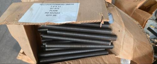 Lot of Assorted 1"-8 x 11" B7 Alloy Threaded Rods & Coupling Nuts- - Image 3