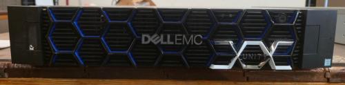 Dell EMC Unity Storage Array Controller Chassis w/ Dual CPUs, 128GB RAM, No Drives, 2U Enterprise SAN/NAS Appliance- Data Center Pull- - Image 1
